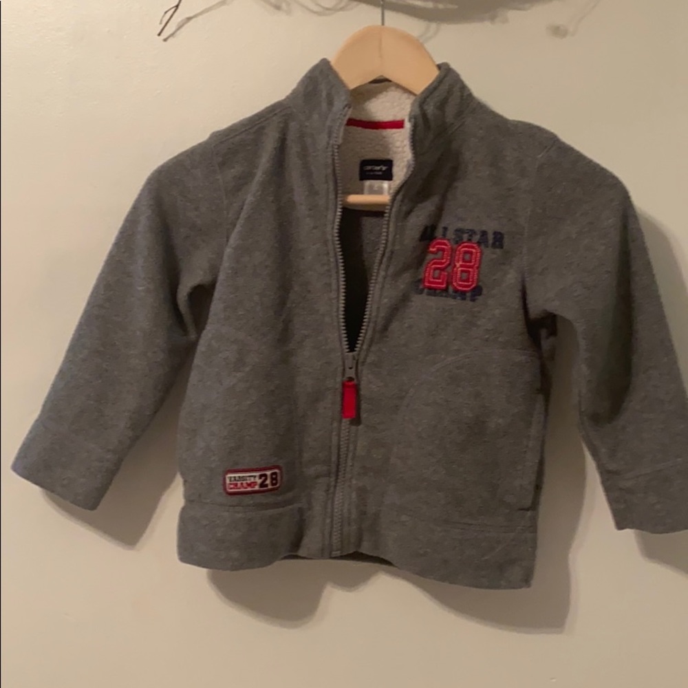 Carters 4t zip jacket new